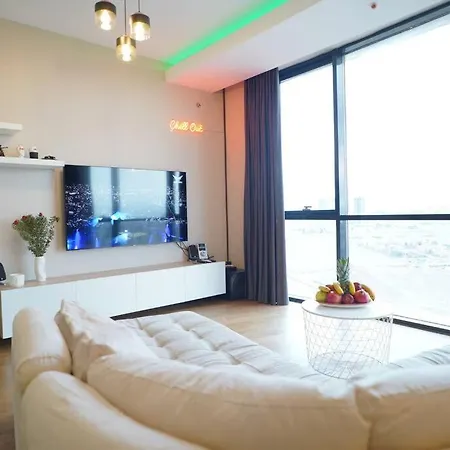 Apartment Lux Residance 40th Floor, Sound System, 65 Inch Tv