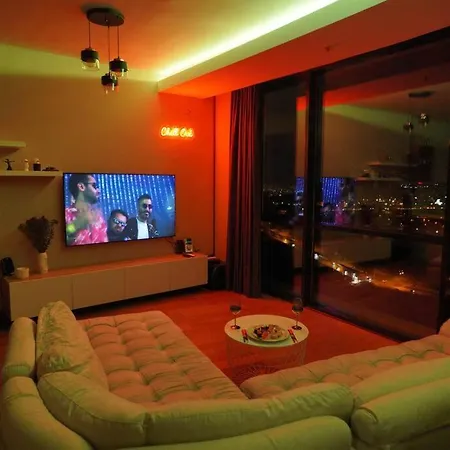 Apartment Lux Residance 40th Floor, Sound System, 65 Inch Tv